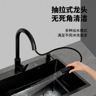 厂直销不手锈钢纳米水槽厨房大60x45家用单槽新款洗碗池工家洗菜