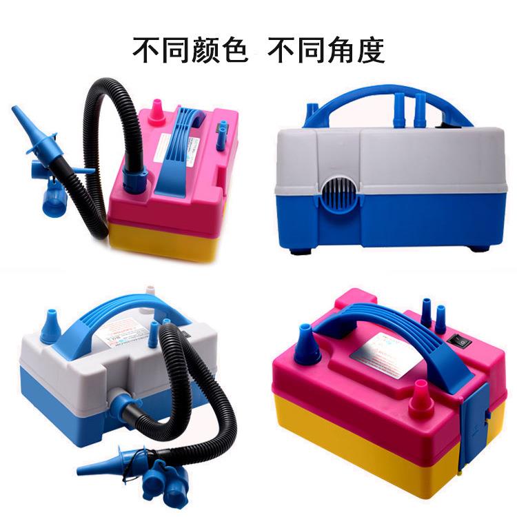 多功能双孔动充气电泵打气988球机气筒充游泳圈充气床的自可动打