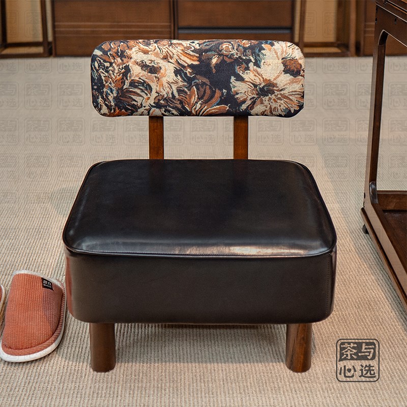 换鞋凳儿童小凳子板凳入户门口家用椅子带靠背P写字看书软坐垫矮