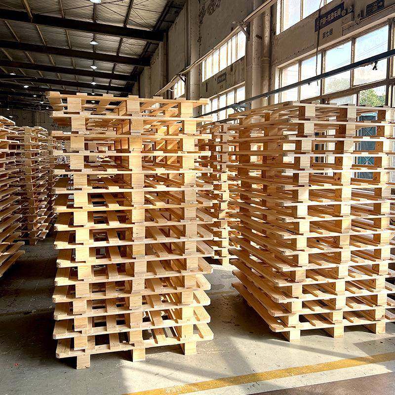 木托盘美标托盘免熏蒸胶GVC木木托盘合实木四面进定叉物流质托盘