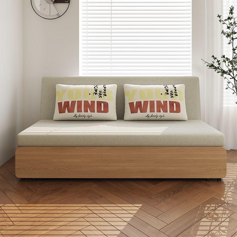 折叠发沙发床客厅两用小户型单布人PEB双人多功能储物简艺推拉约