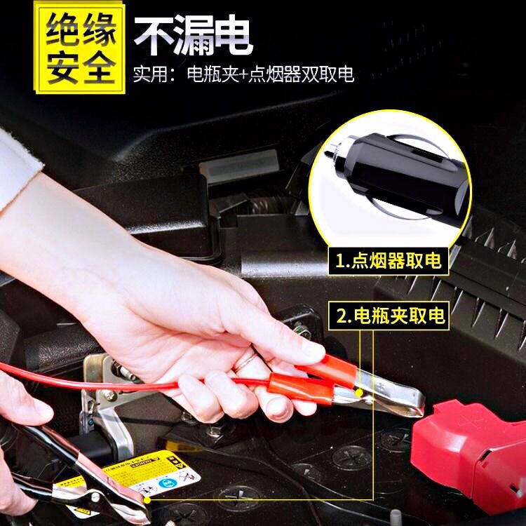 车载充气泵2023新款车家两用二合一打汽泵小汽车轿车农用车银色