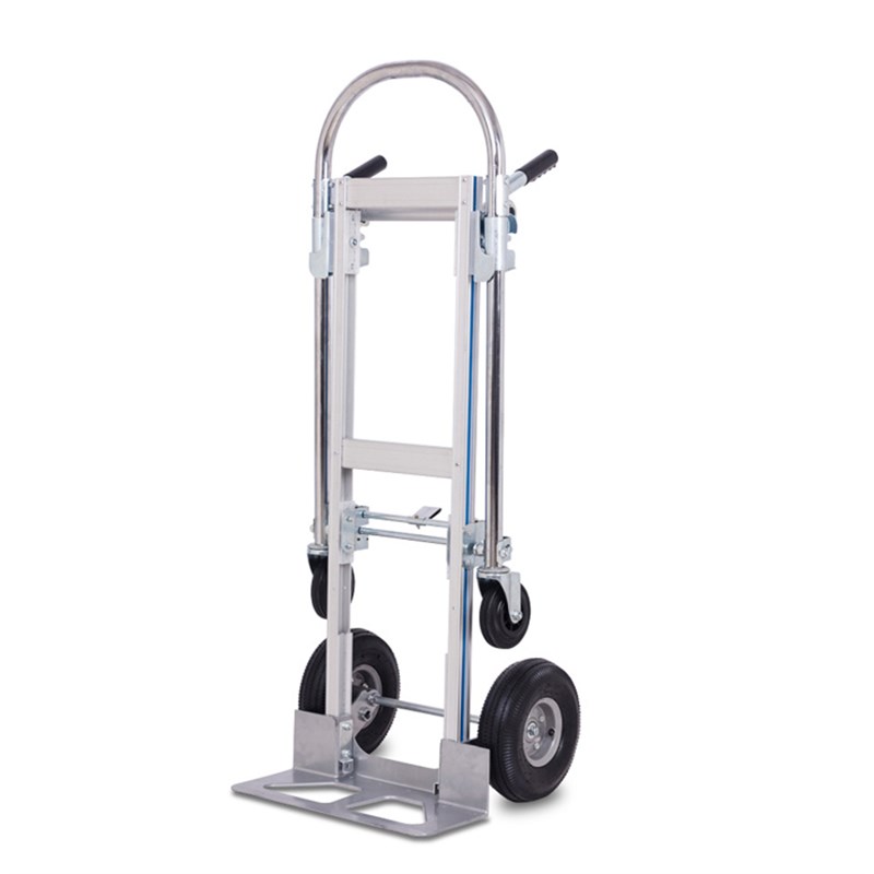 2021全铝老虎车载重王手推拉车仓库物流搬远车折叠U便携平板拖货