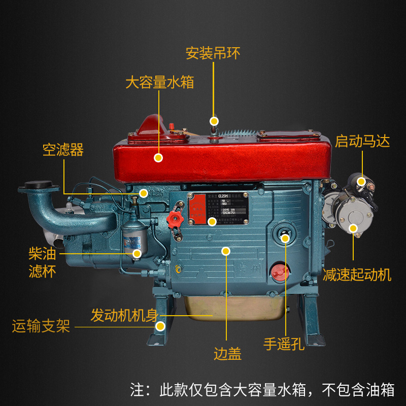 常州12马力15马力18马力20马力22马力24马力Q水冷单缸柴油机 全系