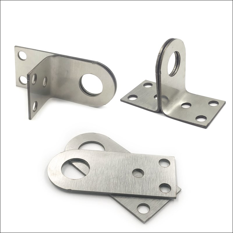 不锈钢明装门搭h扣防盗门扣宿舍防盗门鼻子锁扣门锁鼻子双直角挂