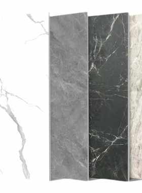 铺 瓷砖石通体背景灰色大理石20x10地F砖地大60客厅地板 墙深灰色