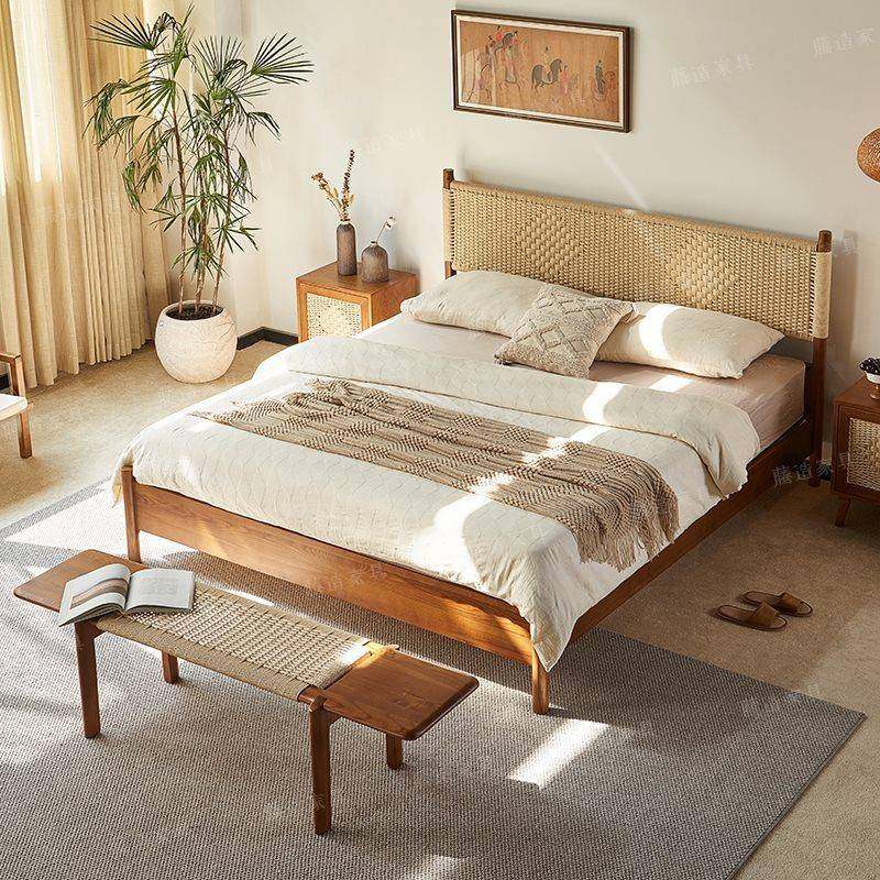 后现代编实木床东南亚双人POC床1酒.米大8床民宿店经济型绳编绳床,鲜花速递/花卉仿真/绿植园艺,其它园艺用品,淘宝优惠券,粉丝福利购,淘宝优惠卷