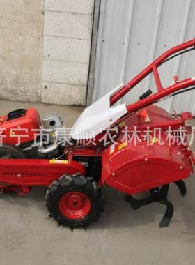 驱小旋耕机价格LJB树林果园自走松土草四机油辽宁4驱柴型微耕机