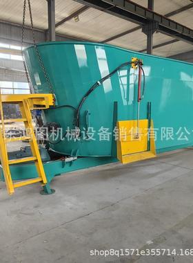 牛储场草料混合搅HNY拌机双绞龙青草揉丝拌料机养肥育牛TMR拌草机