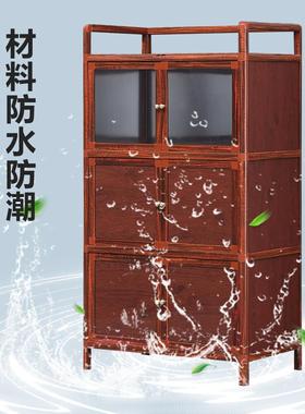 餐边柜多功装能组橱DXO柜简易放碗柜水子柜储物柜碗柜茶现代简约