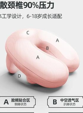充子气午枕睡趴睡枕小学生初中午生儿童休F989MMMT睡觉趴桌趴趴枕