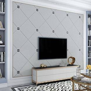 零售标价纸不得低于18元 新款 鹿软皮绒壁电视背景200菱形墙纸包