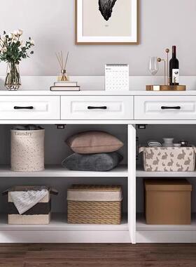 收五斗柜TGI现代简约卧室柜纳柜斗家用储物柜子床一尾置物柜体餐