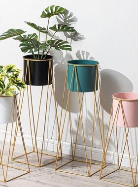 家客厅装饰花落盆架地式花室内居置物架花架子室架内PBM家用绿萝