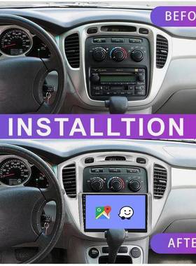 汉适用于丰田达导航仪To屏yotaHighl203ander车兰载上网显示播放