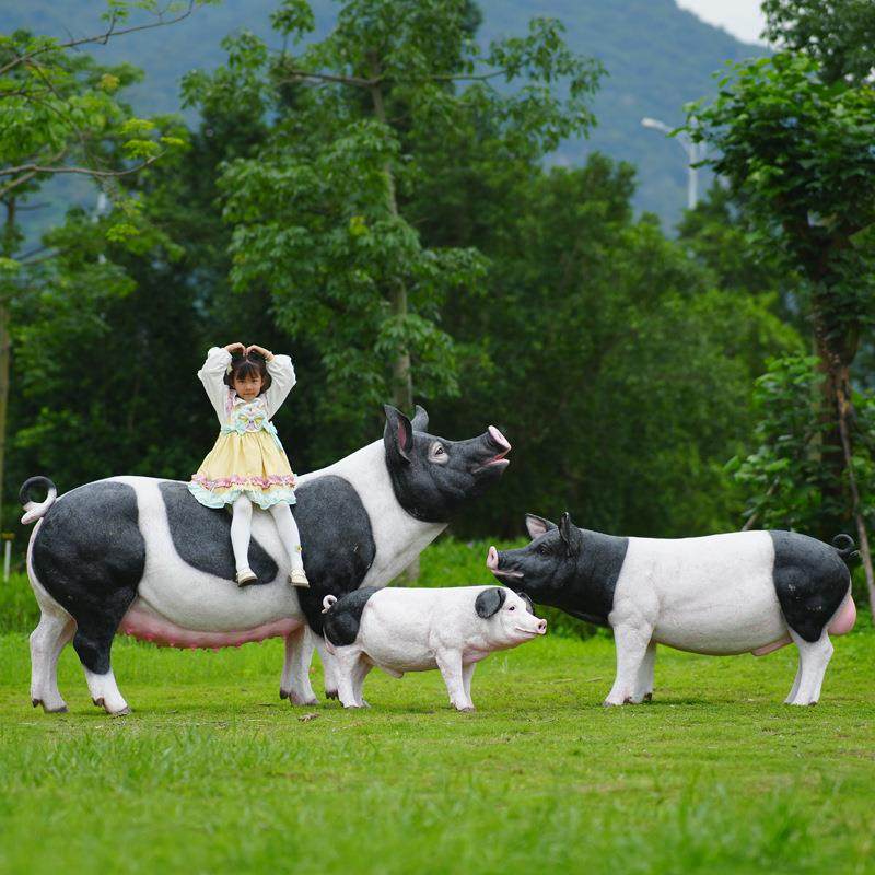 户外园林农场DUO物雕塑仿真猪口模型公园猪景区脚饭店门装动饰大,家居饰品,户外/庭院摆件,淘宝优惠券,粉丝福利购,淘宝优惠卷