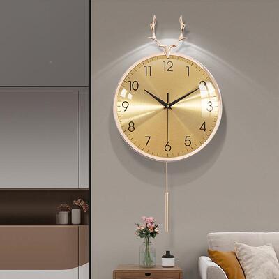 现代约挂钟8035家用客厅装饰表表挂墙壁简钟石北欧创意静音挂个性