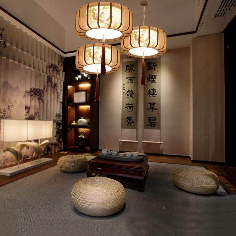 厂家直阳台中式吊室灯包咖啡厅供茶料房理店JL119-1过道商用包间