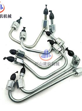 挖机配PC200210220240-QAM8高压油件管6D107发动机柴油泵高压油管