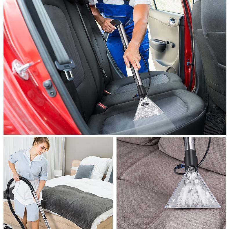 地毯清洗机沙发窗帘床垫布艺家用小型酒店多功能干洗喷抽一体机