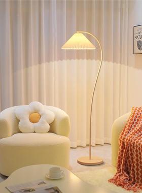 法式奶风落地油灯客卧室约床头沙发阅读简RCZ艺术氛围创厅意立式