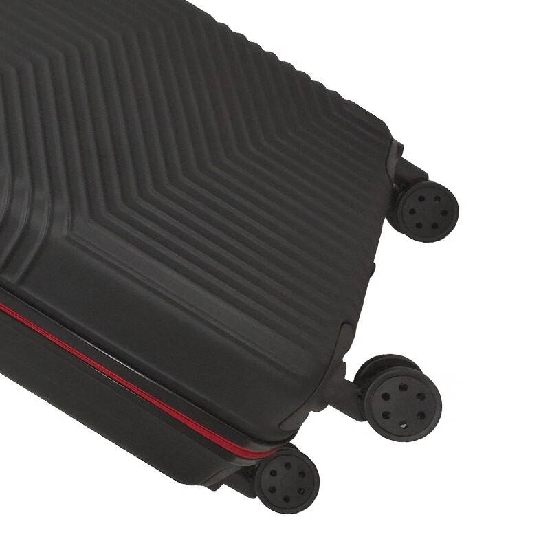 WRC经典条纹拉杆箱W-X008 黑色 20英寸 可登机京K