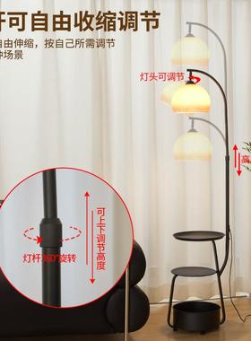 法式古地灯客厅沙发旁茶几灯中古落风卧室床头置物NQL一柜体复氛