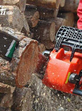 KZ50Li园KZ450Li长续航锂4电锯林大功率电户外手持锯伐木锯40V