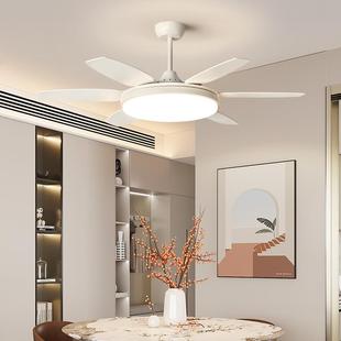 客厅风灯205年新款 现代2简约吊扇扇木纹色餐厅灯灯全光谱护眼CY56