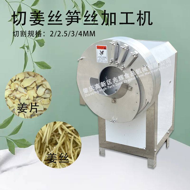 电动笋丝笋片机切姜丝姜片机ZH-SS500小型切姜机不锈钢切丝切片机
