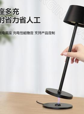 创意便捷无式充电台灯度线探针酒店座充台灯dle餐厅假村户外接触
