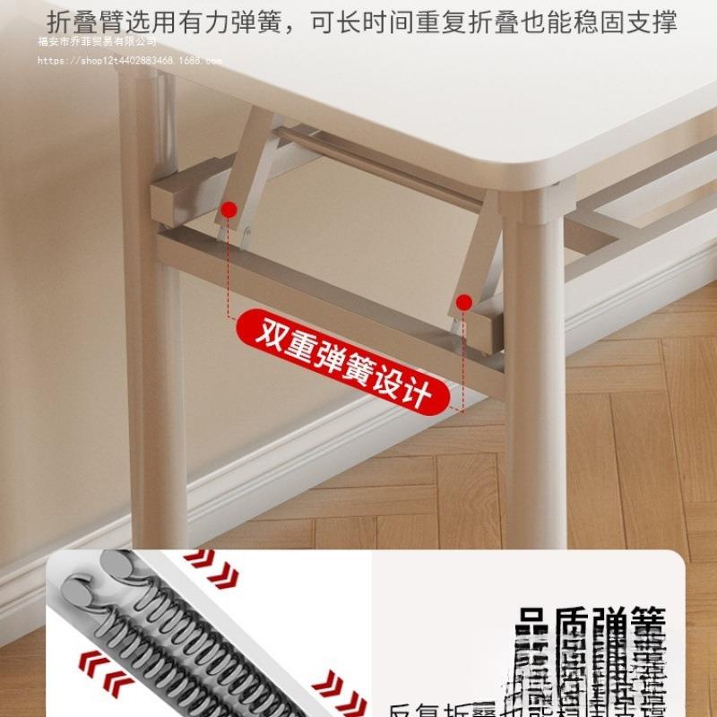 可折叠电脑台VLY式卧室家办公学习小户型书子简易长方用桌形桌出