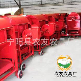 水稻谷子打粒机高粱小麦脱粒机125型谷子脱粒机 稻麦脱粒机打麦机