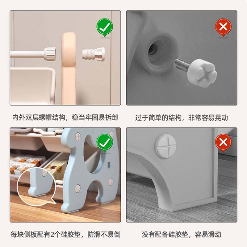 儿童玩具收纳架家用客厅归纳婴幼儿储物宝贝室内置物衣物整理柜