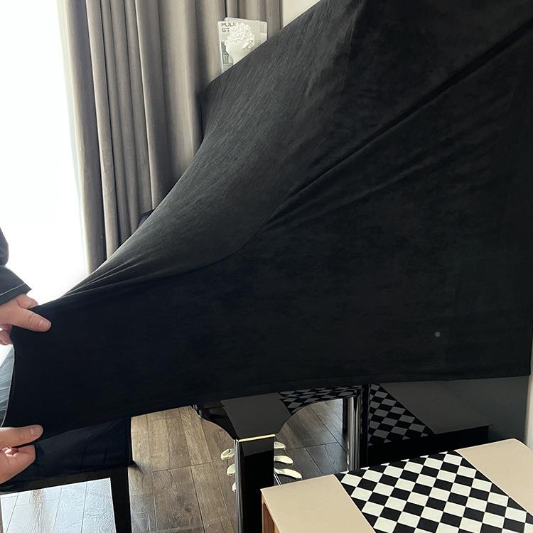 加厚麂皮绒式轻钢琴ALF97JH8防立尘罩钢2025现代简约琴凳套罩奢感