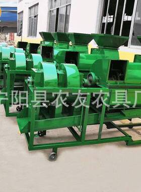 大型PTO版脱大功率米玉粒机水稻小麦谷子高粱机4脱XME吨电动打谷