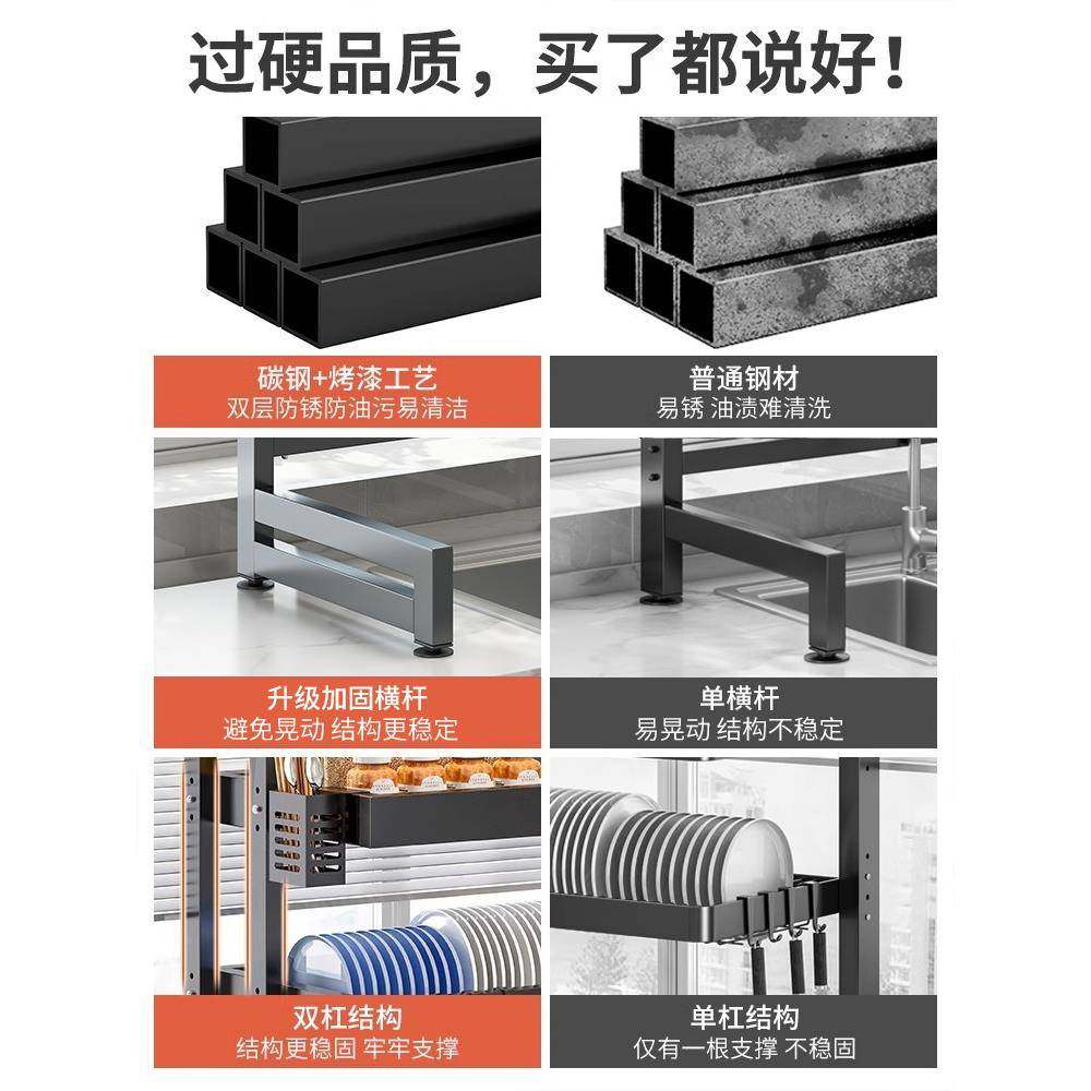 厨水槽置物架收台房面洗碗ZQw100架碗盘沥水架功能水池上放碗多碟,厨房/烹饪用具,抹布架/厨房清洁收纳架,淘宝优惠券,粉丝福利购,淘宝优惠卷
