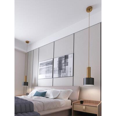 床关头吊室灯卧极简单头走廊过道玄547免布线充电吊款小吊灯床头