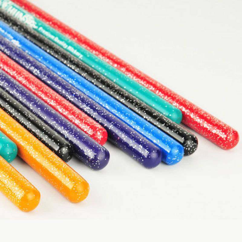 hun汉牌鼓棒5a架子鼓鼓槌7A儿童汉旗打鼓棒专业鼓锤星空亮点彩色