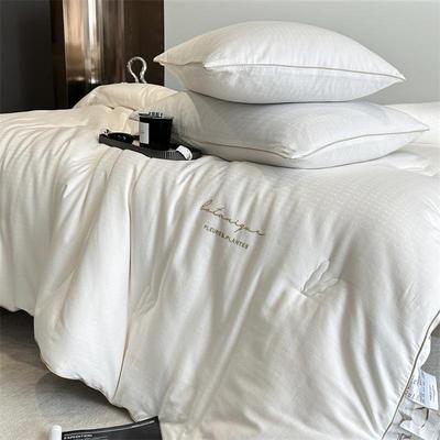 端A子类全棉被头等舱-55%纤大豆维被二合一子母被春秋被芯被子高