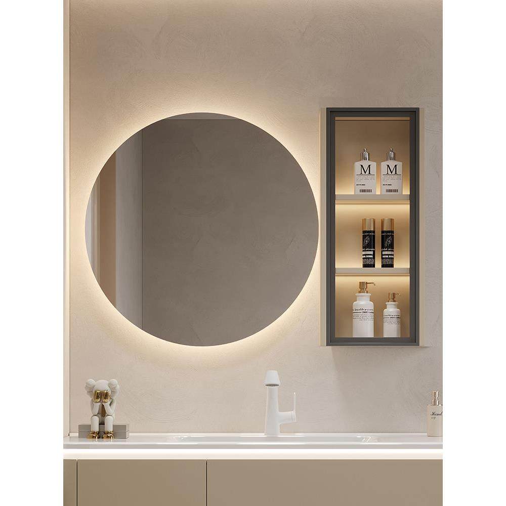 浴室柜侧物柜智能边镜357带灯镜柜组合卫生间镜柜浴室小镜置架挂,家装主材,浴室镜柜,淘宝优惠券,粉丝福利购,淘宝优惠卷