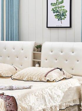 用床头板现代简欧式软包靠背储床物1217.5米1.8米2约米经济型头家