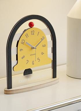 wozoom玄关装饰放摆件电视时柜创家居饰品钟表桌面摆式TYOS564意