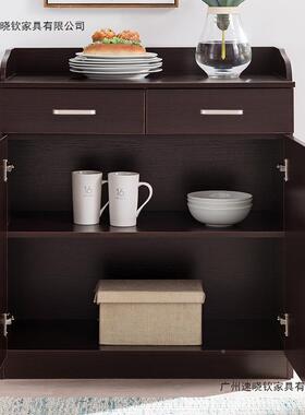 餐边柜碗柜酒柜茶水柜碗橱物小简柜子易Z123橱柜房酒店餐厅厨备储