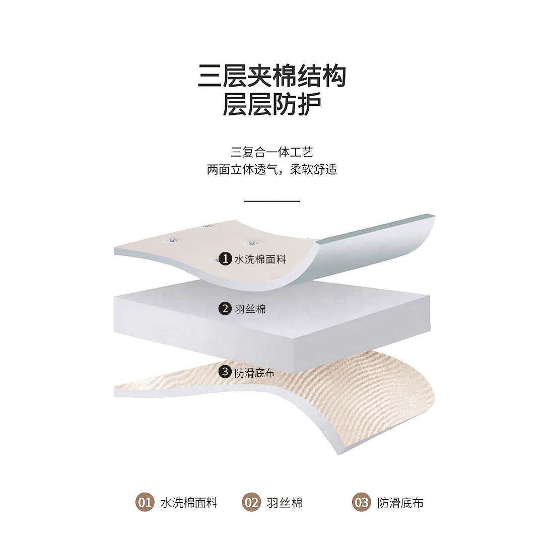 A类大豆夹棉床笠单件刺绣加厚床笠席梦思床垫罩保护套全包床罩