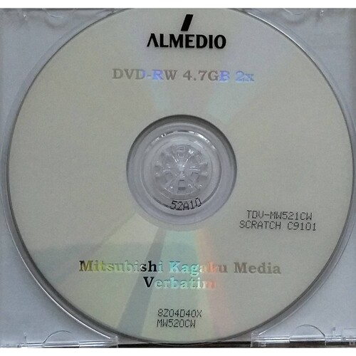 ABEX测试碟TDV-MW520CL测试碟，DVD-RW低反射格式