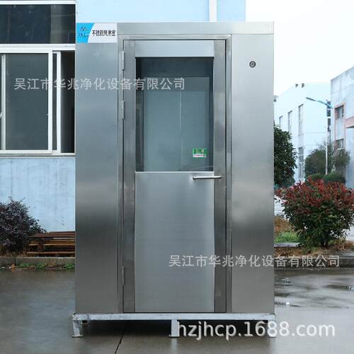 厂直发不锈动钢风淋室工自感不锈钢风应风淋门无尘间净化通道设车
