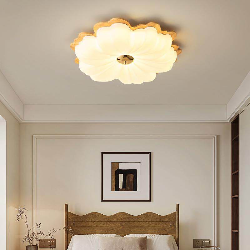 全光谱护眼复古木卧室厅吸顶灯奶油馨风网红温浪315漫花朵餐客实,家装灯饰光源,客厅吸顶灯,淘宝优惠券,粉丝福利购,淘宝优惠卷