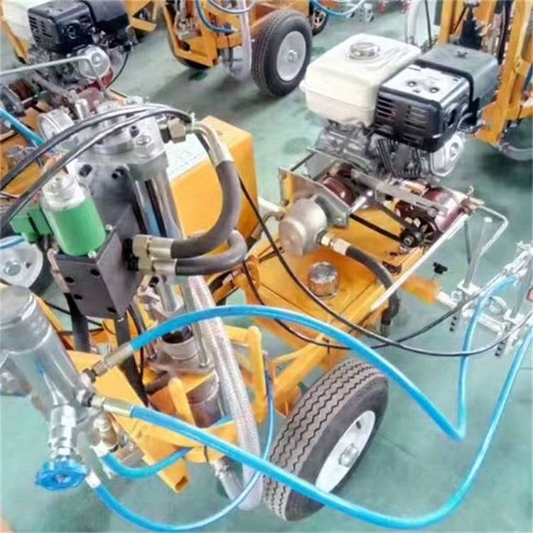 聚仁冷喷划线机  公路划线设备 手推冷喷式公路画线车