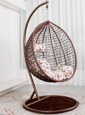 暐Y漉摇1吊RIU篮藤椅人赉吊椅室内家用鸟巢吊床阳台秋千椅户外成懒人